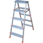 Kanat Çift Taraflı Alüminyum Twin Katlanabilir Merdiven 5+5 Basamak