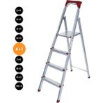 Kanat Elips Galvanizli Katlanabilir Profil Merdiven 6+1 Basamak