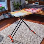 Kanat Massima Silverline Kaliteli Ütü Masası 44x125 cm Ayarlanabilir Yükseklik Dayanıklı Kumaş