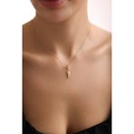 Kanat Oval Kilitli Charm Kolye