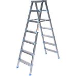 Kanat Rita Çift Taraflı Galvanizli Twin Katlanabilir Profil Merdiven 7+7 Basamak