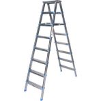 Kanat Rita Çift Taraflı Galvanizli Twin Katlanabilir Profil Merdiven 8+8 Basamak