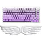 Kanat Şekilli Klavye Bilek Desteği Ergonomik Konforlu Memory Foam Kaymaz Taban Bilek Yastığı (B