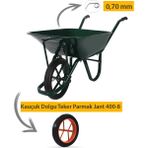 Kanat Toros Afrika Kauçuk Dolgu Parmak Jant Teker Demonte El Arabası 0.70 mm Sac
