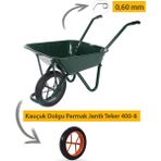 Kanat Troyka Afrika Kauçuk Dolgu Teker Parmak Jant Demonte El Arabası 0.60 mm Sac