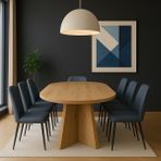 Kanatlı 180X90X75 (Kalın Kenar 36MM) Yemek Masası Mutfak Masası Çok Amaçlı Masa (Sadece Masa) - Atlantik Çam