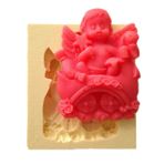 Kanatlı Bebek Figürlü Silikon Pasta ve Seker Hamuru Kalibi 7x5x2 cm