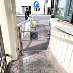Kanatlı Güvenlik Kapısı, Yaylı Paslanmaz Çelik Kanatlı Güvenlik Kapısı - Restoranlar, Alışveriş Merkezleri ve Süpermarketler için 70 cm Araba ve Yaya Erişim Kapısı