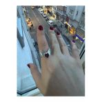 Kanatlı Kalp Melek Kanadı Gotik Gothic Ayarlanabilir Kadın Yüzük