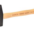 KANCA Dövme Çelik 1500g Çekiç, Ergonomik Ahşap Saplı Dövme Çelik Çekiç, Özel Isıl İşlemli 1500 g Çekiç