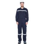 Kanca Gabardin 16/12 Reflektörlü Lacivert Iş Tulumu - S