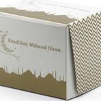 Kandil Simidi Kutusu (5'li) 8x8x8 cm - 100 Adet