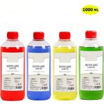Kandillo, Kandil Yağı, 4 lü Set, 250 ml, (Sarı, Kırmızı, Mavi, Yeşil) Kokusuz Dumansız Iç Mekan Gaz Lambası - Renkli