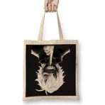 Kaneki Tokyo Ghoul 2 Bez Çanta Uzun Saplı - Açık Bej - 40 X 40