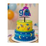 Kanem3D Stitch 9 Yaş İsimli Pasta Süsü