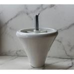 KANEPE KOLTUK BAZA SEHPA TV ÜNİTESİ PLASTİK AYAK MANOLYA 9 CM BEYAZ (4 ADET) KALIN DİŞ