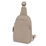 KANGAROO KINGDOM Hakiki Deri Vizon Unisex Body Bag Sırt Çantası 8155-V