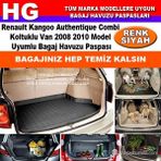 Kangoo Combi Authentique 2008 2010 Siyah Bagaj Havuzu Paspası 39056