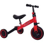 Kangrui-HB Çocuk Üç Tekerlekli Bisiklet Bebek Pedallı Scooter Çocuk Denge Aracı Büküm Yürüteç 1-5 Yaşında Çocuk Oyuncak Araba (Yurt Dışından) - Koyu Kırmızı