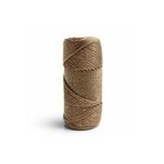 Kanguroom Gold Simli Polyester Makrome El Örgü İpi 100 gr Vizon Kahverengi