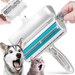 Kanji Hazneli Kedi Köpek Tüy Toplayıcı Mavi - Halı, Yatak, Koltuk, Giysi, Toz ve Kıl Temizleyici - Pratik ve Dayanıklı