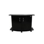 Kanki Pet 100 Cm MDF Bombeli Akvaryum Siyah Sehpa