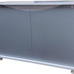 Kanki Pet 100 cm MDF KP1004025GR Flex Gri Kapaklı Akvaryum Sehpası