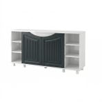 Kanki Pet 120 Cm WESTERN 12050- ANT1 MDF Akvaryum Beyaz Sehpa 120X50X69