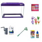 Kanki Pet 30 cm Akvaryum Hazır Set 3018 Mor