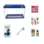 Kanki Pet 35 Cm Akvaryum Hazır Set 3518 Mavi