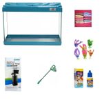 Kanki Pet 3518 Akvaryum Hazır Set Turkuaz 35 CM
