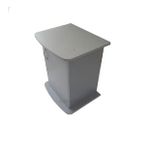 Kanki Pet 52 Cm MDF İthal Oval Gri Akvaryum Sehpası 52 x 45 x67 Cm