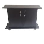 Kanki Pet 80 cm MDF Akvaryum Siyah Düz Sehpa 80x28x67 Cm