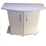 Kanki Pet 80 Cm Mdf Bombeli Beyaz Akvaryum Sehpa 80 cm