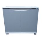 Kanki Pet 80 Cm MDF KP8045FGR Flex Gri Kapaklı Akvaryum Sehpası 80x45x69 cm