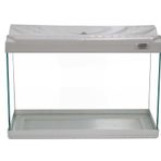 Kanki Pet KP3518 Renkli Kapak Akvaryum Beyaz 35 CM