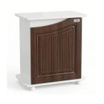 Kanki Pet West Seri WEST6035-CVZ1 Akvaryum Sehpası 60x35x69h cm Beyaz-Ceviz