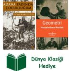 Kanon Kitap Adana Tadında Çocukluğum + Geometri + Dünya Klasiği Hediye - Hayır