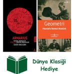 Kanon Kitap Armarius - Yazmak Okumak ve Kitaplar Üzerine Düşünceler + Geometri + Dünya Klasiği Hediye - Hayır