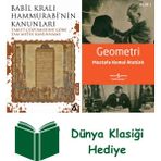 Kanon Kitap Babil Kralı Hammurrabi'nin Kanunları + Geometri + Dünya Klasiği Hediye - Hayır