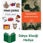 Kanon Kitap Perde Arkası + Geometri + Dünya Klasiği Hediye - Hayır