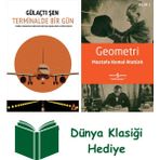 Kanon Kitap Terminalde Bir Gün + Geometri + Dünya Klasiği Hediye - Hayır