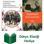 Kanon Kitap Türkiye’nin Uyanışı - 1908 Devrimi + Geometri + Dünya Klasiği Hediye - Hayır