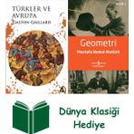 Kanon Kitap Türkler ve Avrupa + Geometri + Dünya Klasiği Hediye - Hayır