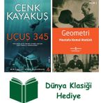 Kanon Kitap Uçuş 345 + Geometri + Dünya Klasiği Hediye - Hayır