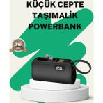 Kanonik Education 2000mAh Mini Powerbank Dahili Konektörlü PD 20W
