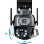 Kanonik Education 3MP + 3MP Wi-Fi IP TF Kart Girişli Optik Zoom Kamera