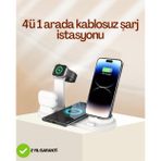 Kanonik Education 4 Cihazı Aynı Anda Şarj Edebilen Kablosuz Şarj İstasyonu – Çok Yönlü ve Pratik Tasarım