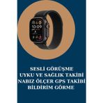 Kanonik Education Akıllı Saat Nabız Ölçer Uyku Takibi Adımsayar Alarm ve Hatırlatıcı Çağrı Cevaplama