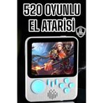 Kanonik Education Mini Atari El Atarisi 3.5 inç Ekran Çift Konsol 666 Adet Retro Oyun Gameboy El Atarisi